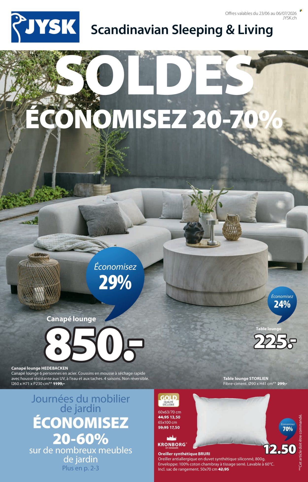 Volantino JYSK - 23.6.2026 - 6.7.2026. Pagina 1. Pagina 1