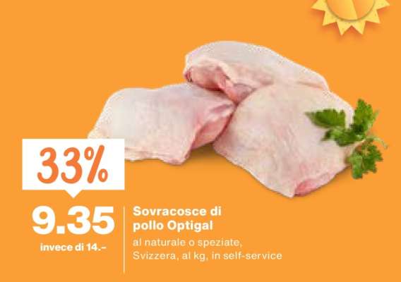 Sovracosce di pollo Optigal
