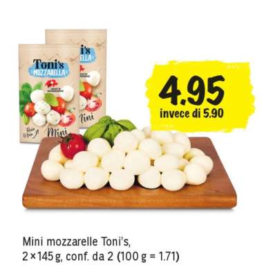 Mini mozzarelle Toni’s