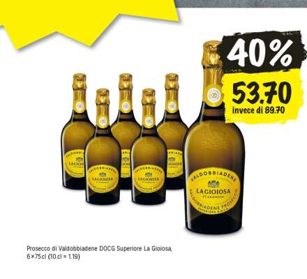 Prosecco di Valdobbiadene DOCG Superiore La Gioiosa