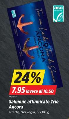 Salmone affumicato Trio Ancora