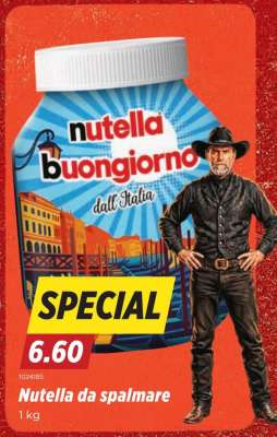 Nutella da spalmare