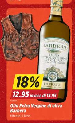 Olio Extra Vergine di oliva Barbera