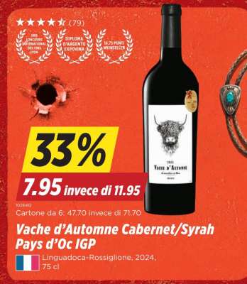 Vache d'Automne Cabernet/Syrah Pays d'Oc IGP