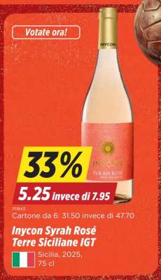 Inycon Syrah Rosé Terre Siciliane IGT