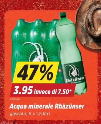 Acqua minerale Rhäzünser
