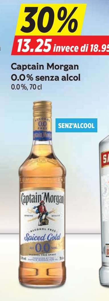 Captain Morgan 0.0% senza alcol