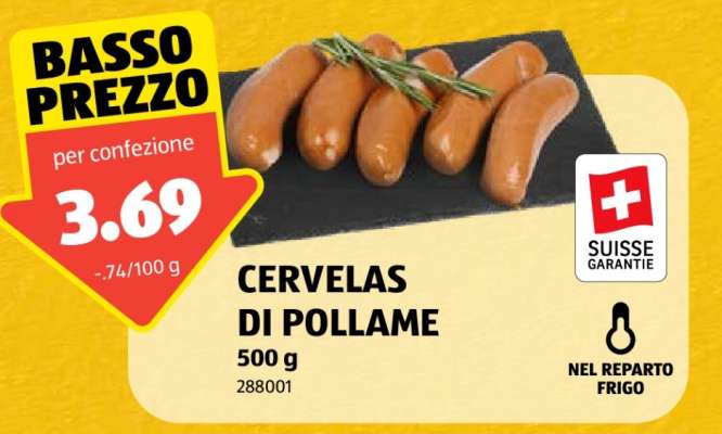 CERVELAS DI POLLAME