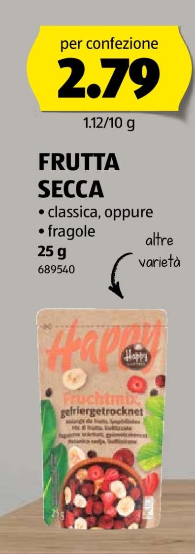 FRUTTA SECCA