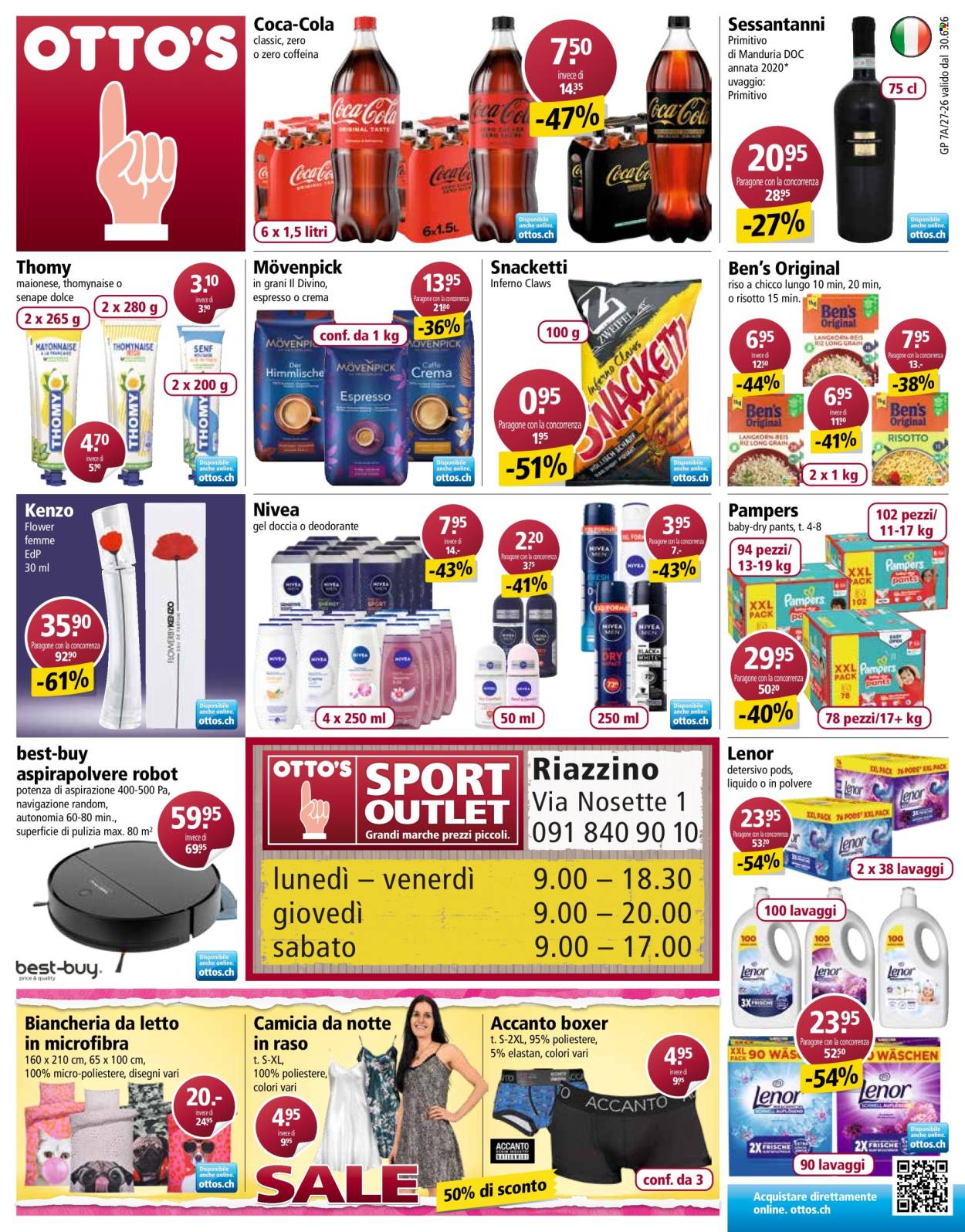 Volantino Otto's - 30.6.2026 - 7.7.2026. Pagina 1. Pagina 1
