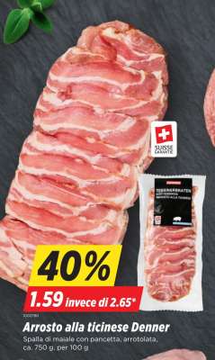 Arrosto alla ticinese Denner