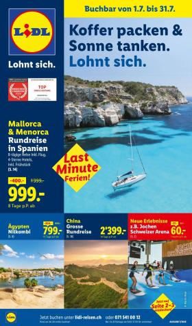 Lidl - Juli - Reise-Highlights