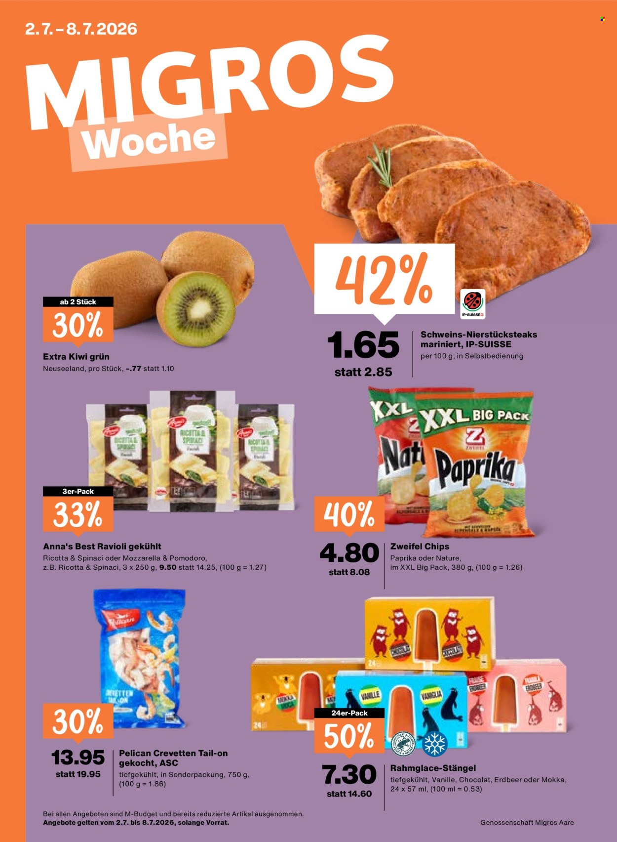 Volantino Migros - 2.7.2026 - 8.7.2026. Pagina 1. Pagina 1