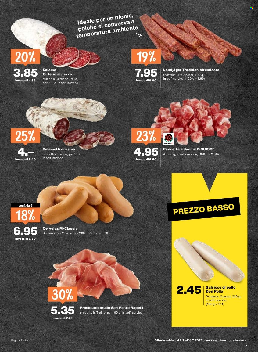 Volantino Migros - 2.7.2026 - 8.7.2026. Pagina 5. Pagina 5