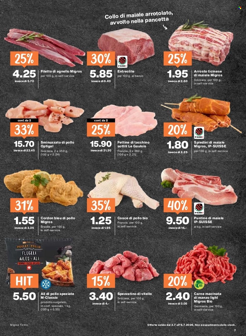 Volantino Migros - 2.7.2026 - 8.7.2026. Pagina 7. Pagina 7