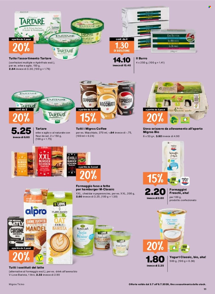 Volantino Migros - 2.7.2026 - 8.7.2026. Pagina 11. Pagina 11