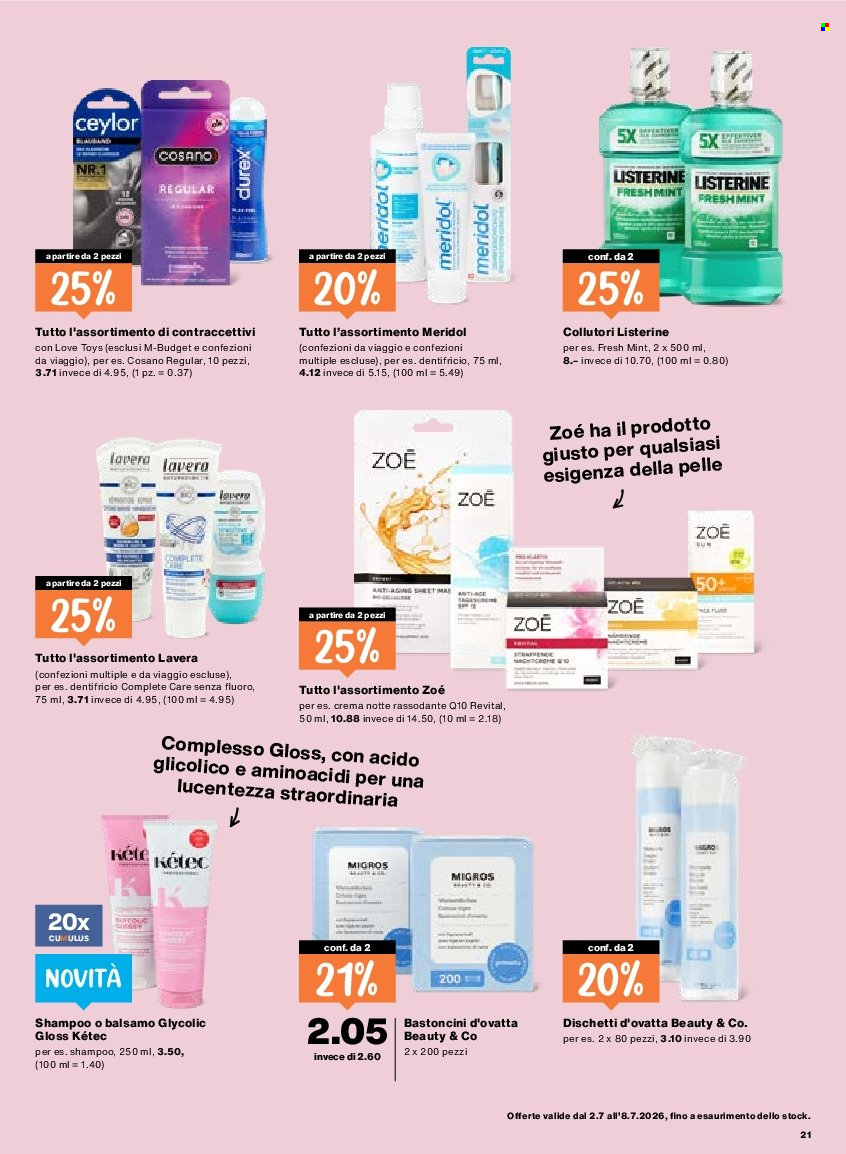Volantino Migros - 2.7.2026 - 8.7.2026. Pagina 21. Pagina 21