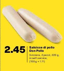 Salsicce di pollo Don Pollo