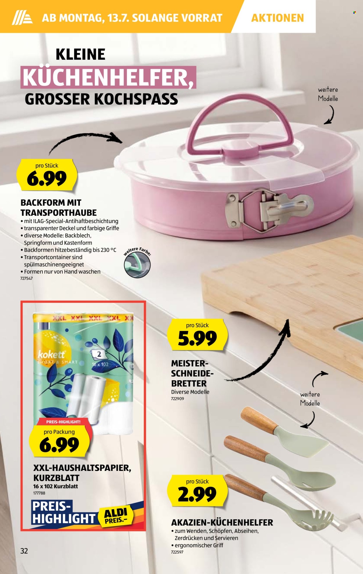 Volantino Aldi - 9.7.2026 - 15.7.2026. Pagina 32. Pagina 32