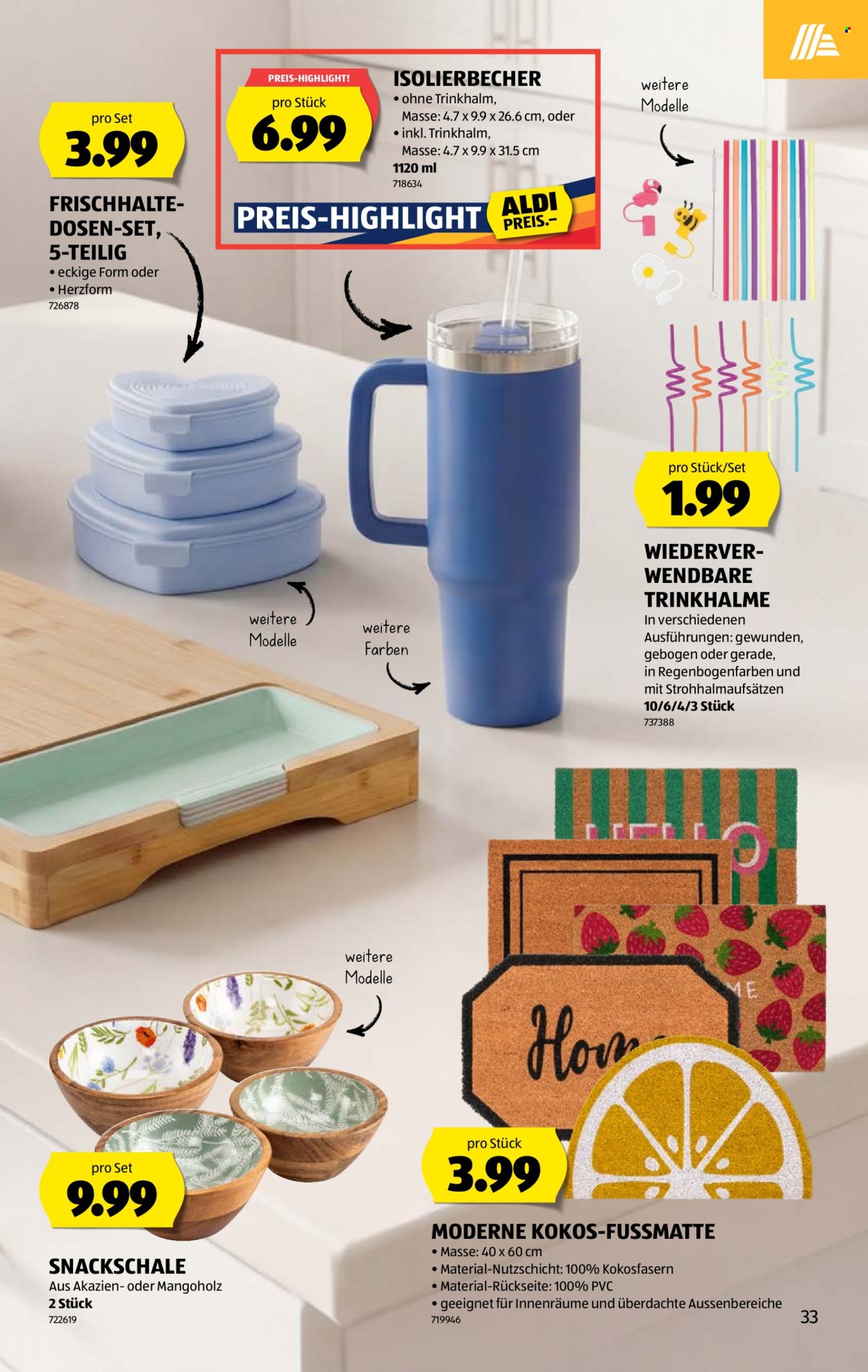 Volantino Aldi - 9.7.2026 - 15.7.2026. Pagina 33. Pagina 33