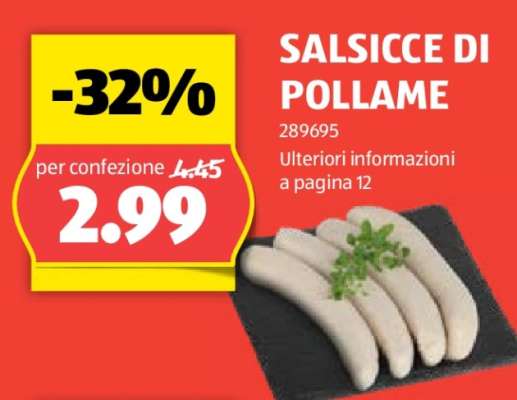 SALSICCE DI POLLAME