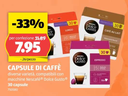 CAPSULE DI CAFFÈ