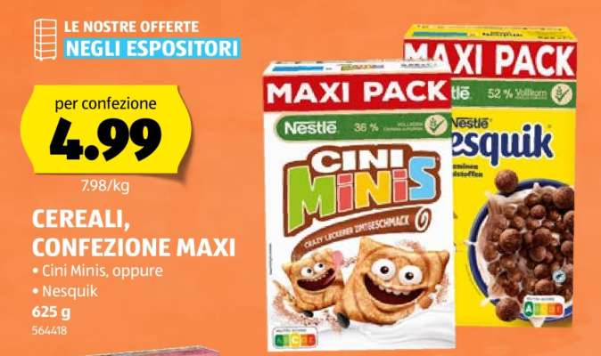 CEREALI CONFEZIONE MAXI