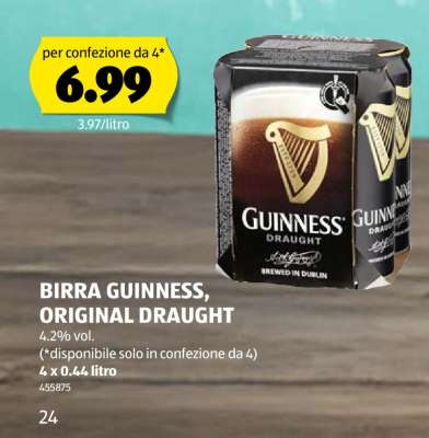 BIRRA GUINNESS, ORIGINAL DRAUGHT
