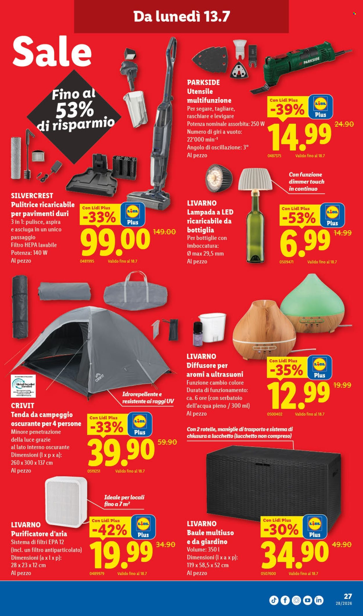 Volantino Lidl - 9.7.2026 - 15.7.2026. Pagina 31. Pagina 31