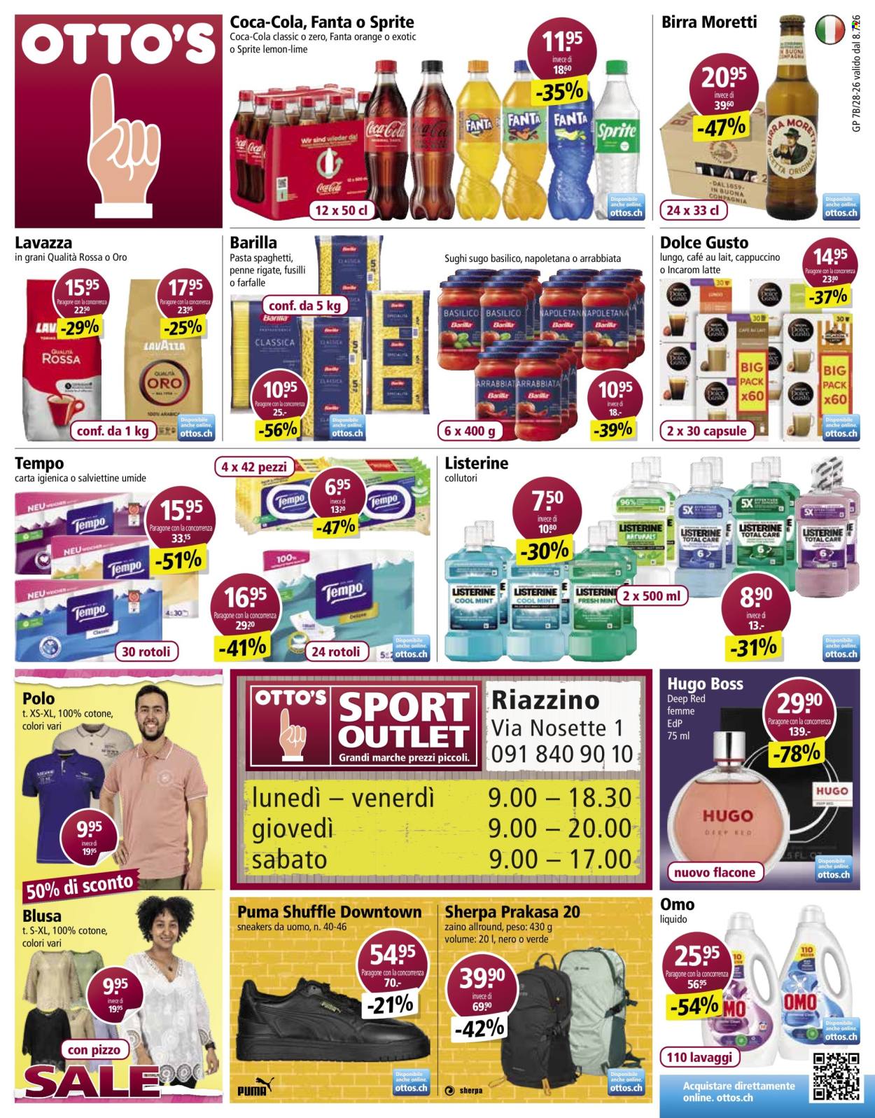 Volantino Otto's - 8.7.2026 - 13.7.2026. Pagina 1. Pagina 1