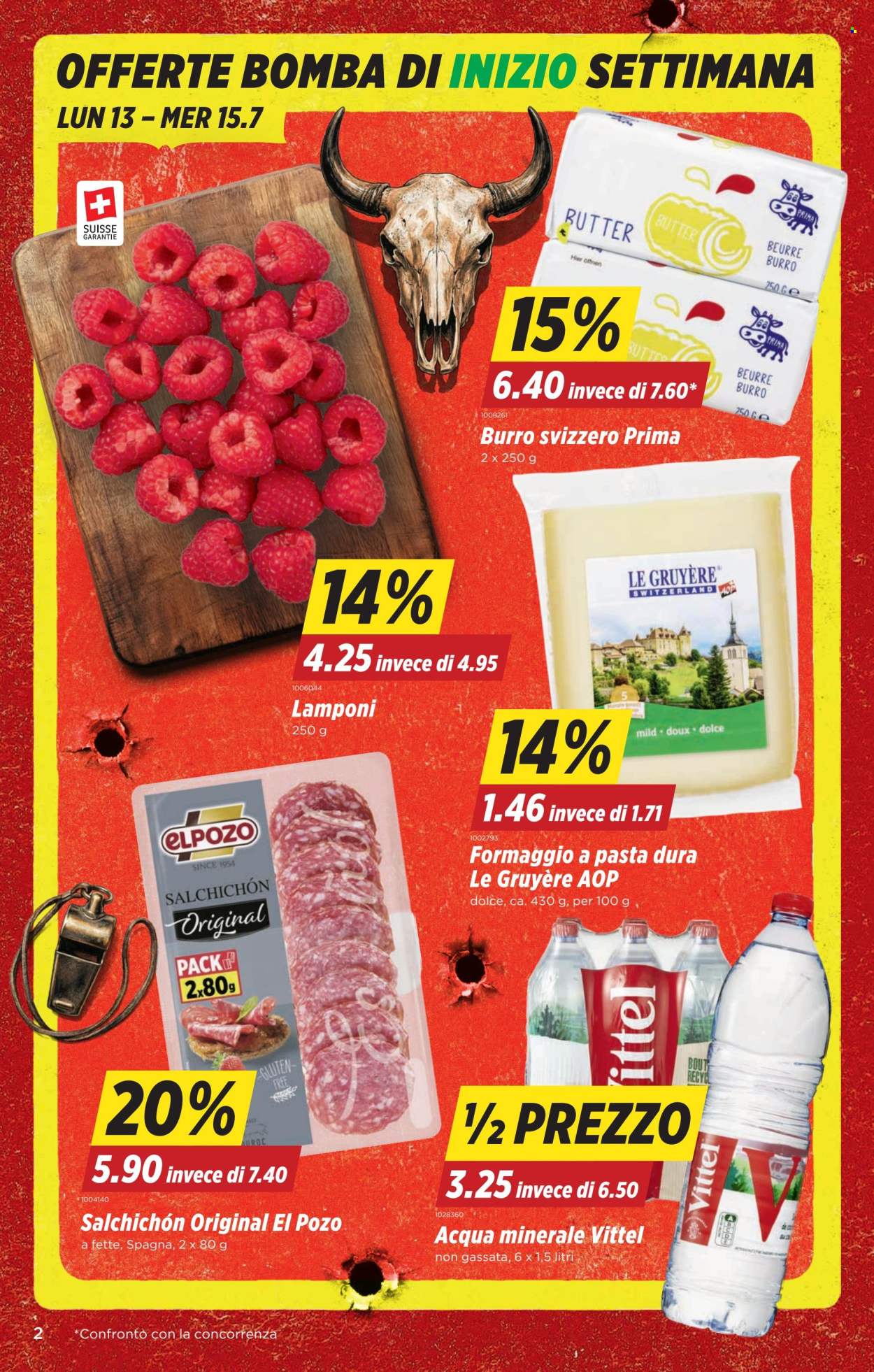Volantino Denner - 9.7.2026 - 15.7.2026. Pagina 2. Pagina 2