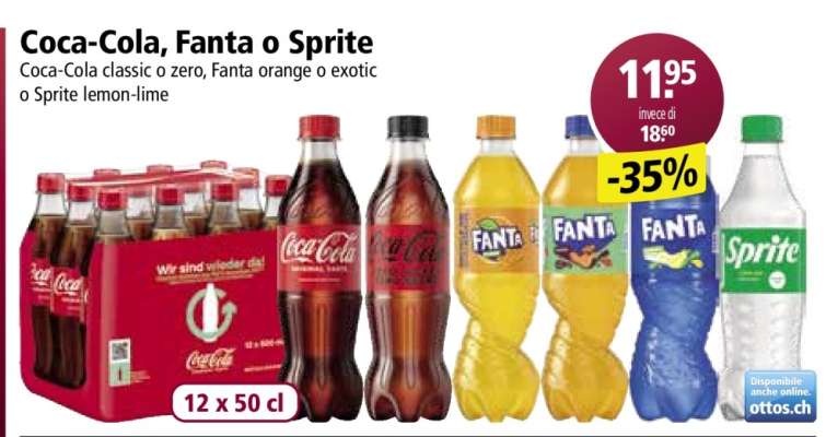 Coca-Cola, Fanta o Sprite