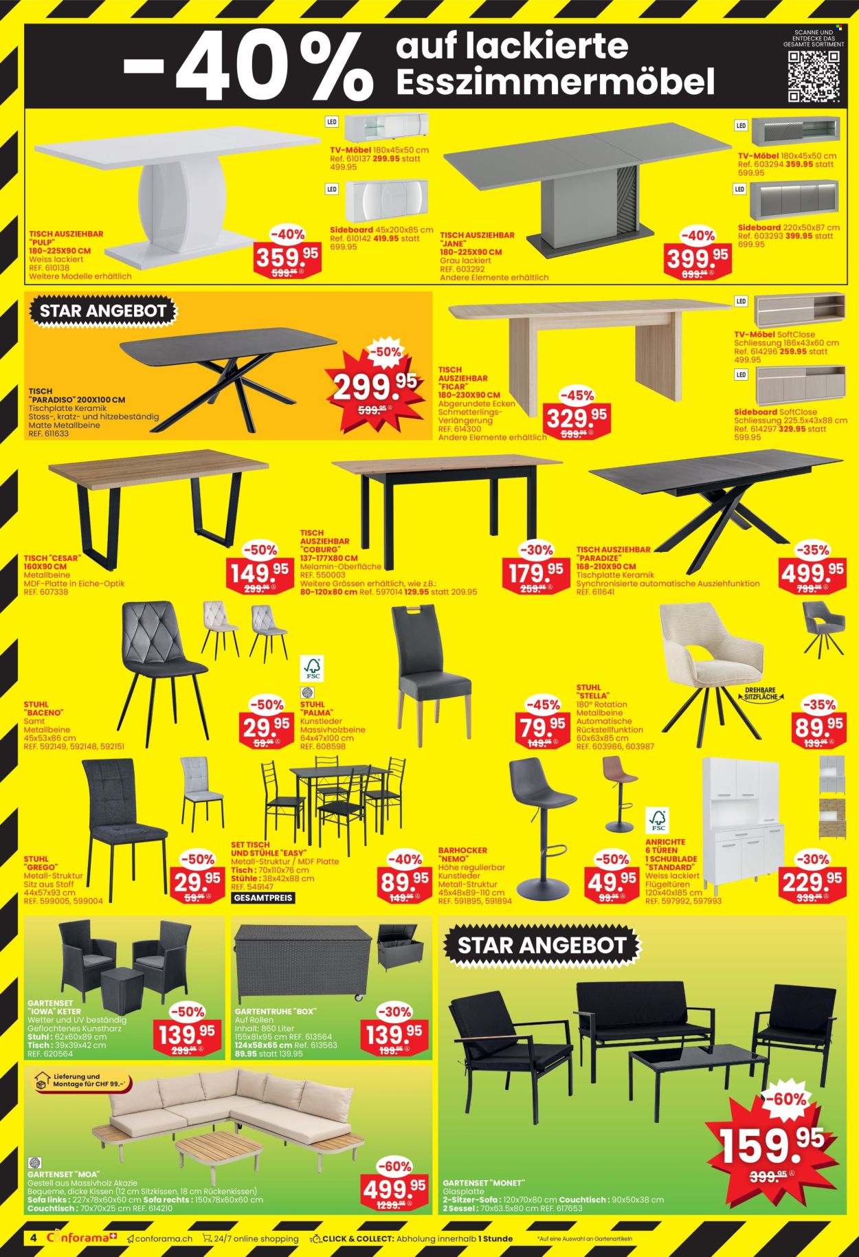 Volantino Conforama - 8.7.2026 - 21.7.2026. Pagina 4. Pagina 4