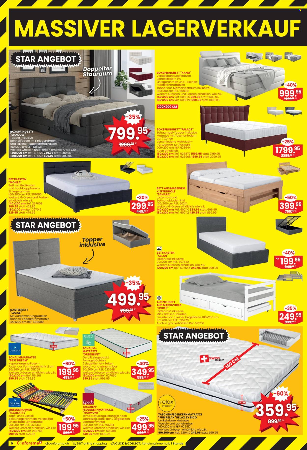 Volantino Conforama - 8.7.2026 - 21.7.2026. Pagina 6. Pagina 6