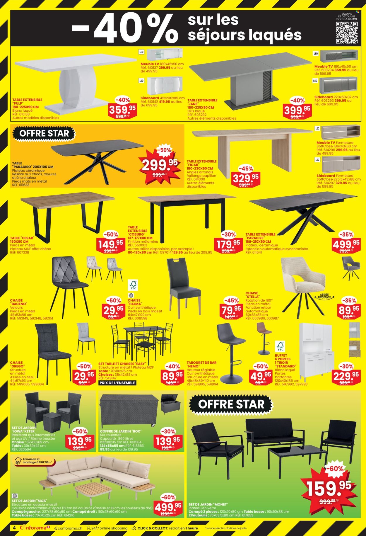 Volantino Conforama - 8.7.2026 - 21.7.2026. Pagina 4. Pagina 4