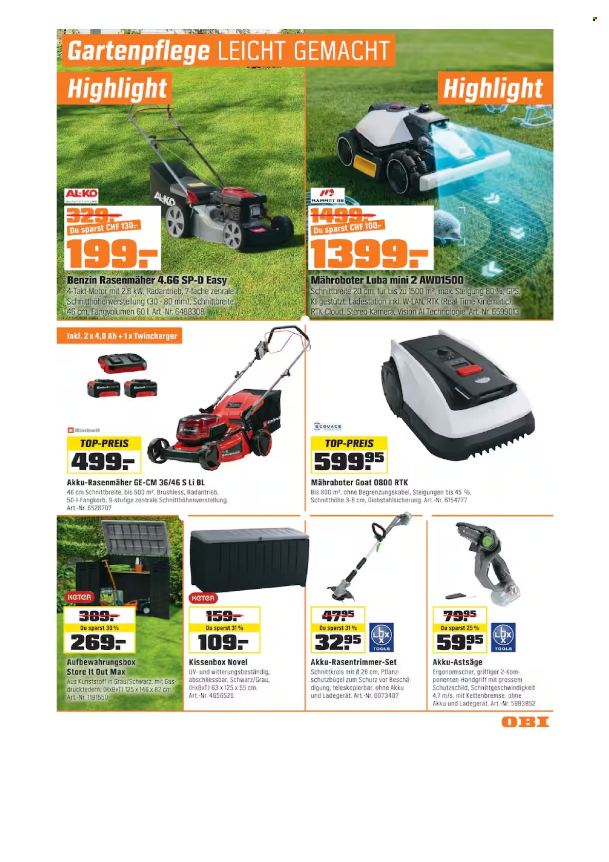Volantino OBI - 8.7.2026 - 4.8.2026. Pagina 5. Pagina 5