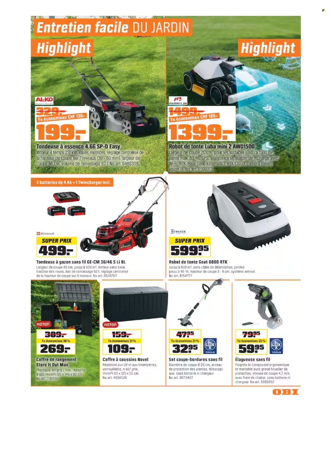 Volantino OBI - 8.7.2026 - 4.8.2026. Pagina 5. Pagina 5