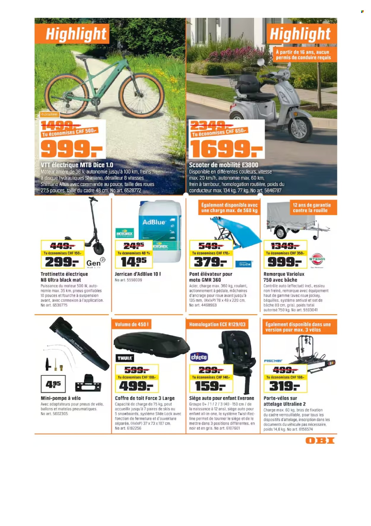 Volantino OBI - 8.7.2026 - 4.8.2026. Pagina 9. Pagina 9