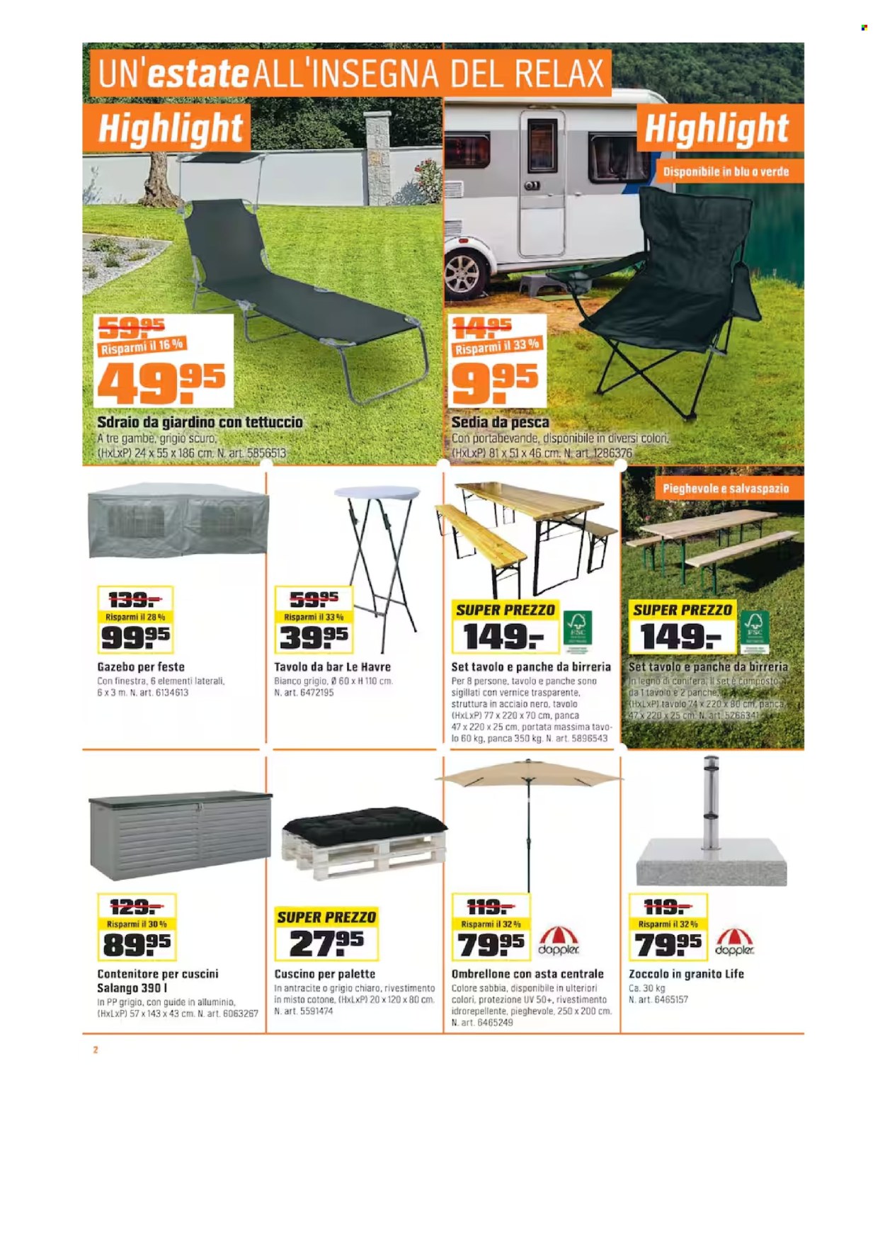 Volantino OBI - 8.7.2026 - 4.8.2026. Pagina 2. Pagina 2