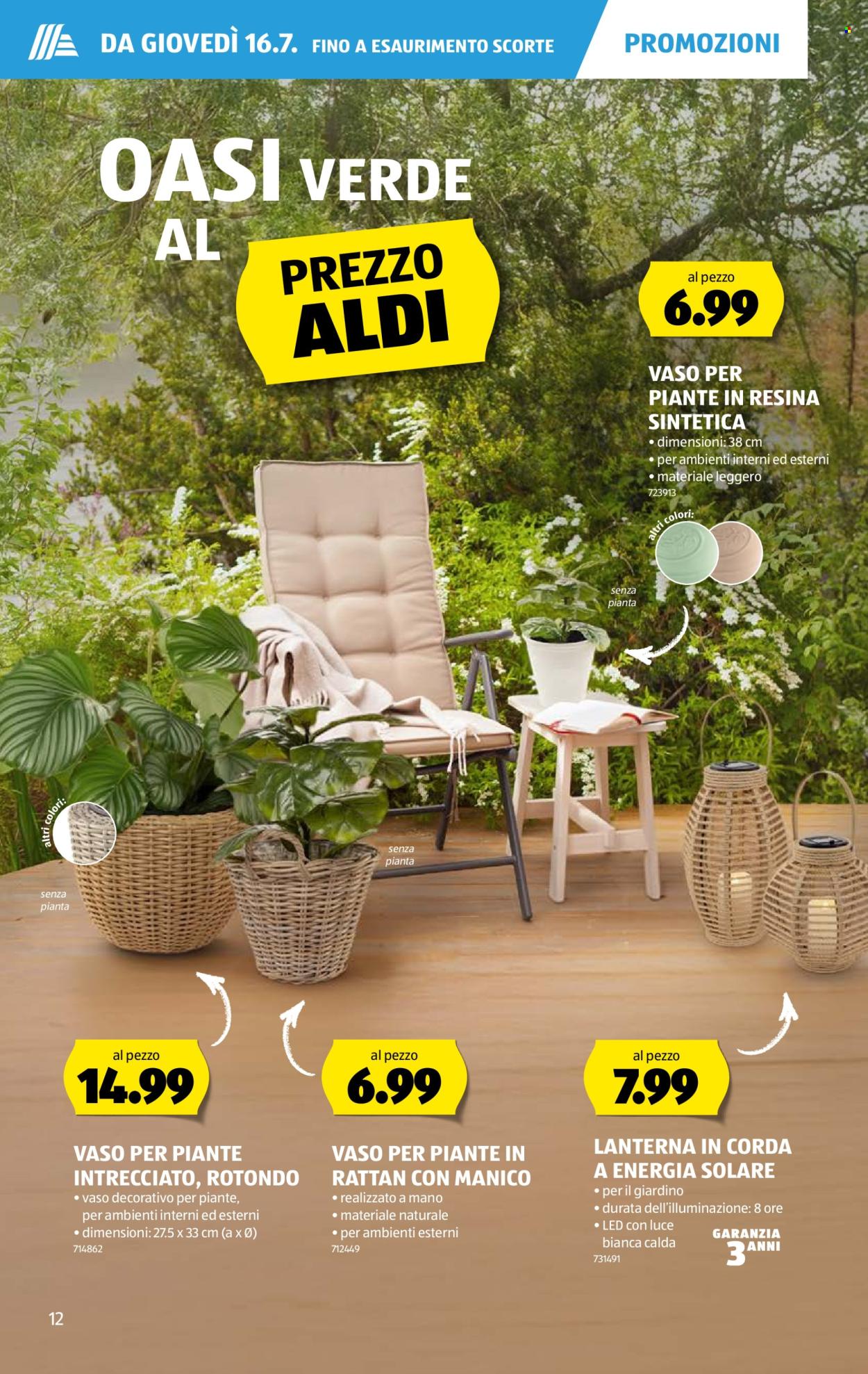 Volantino Aldi - 16.7.2026 - 22.7.2026. Pagina 12. Pagina 12