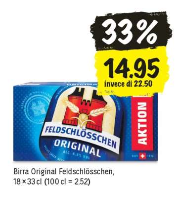 Birra Original Feldschlösschen