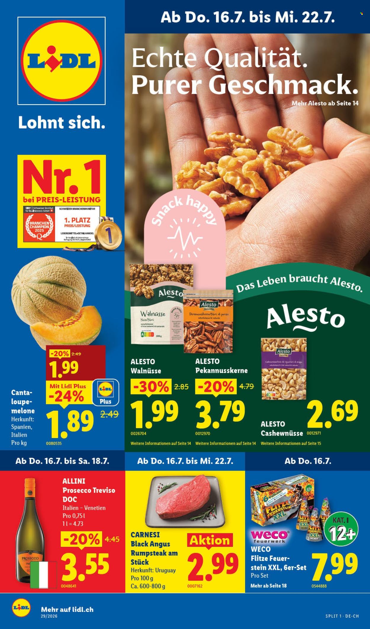 Volantino Lidl - 16.7.2026 - 22.7.2026. Pagina 1. Pagina 1