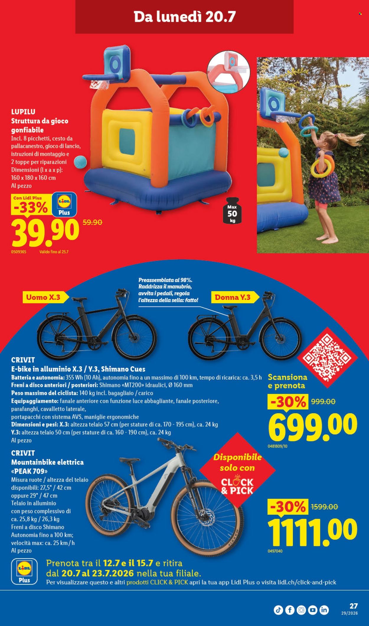 Volantino Lidl - 16.7.2026 - 22.7.2026. Pagina 29. Pagina 29
