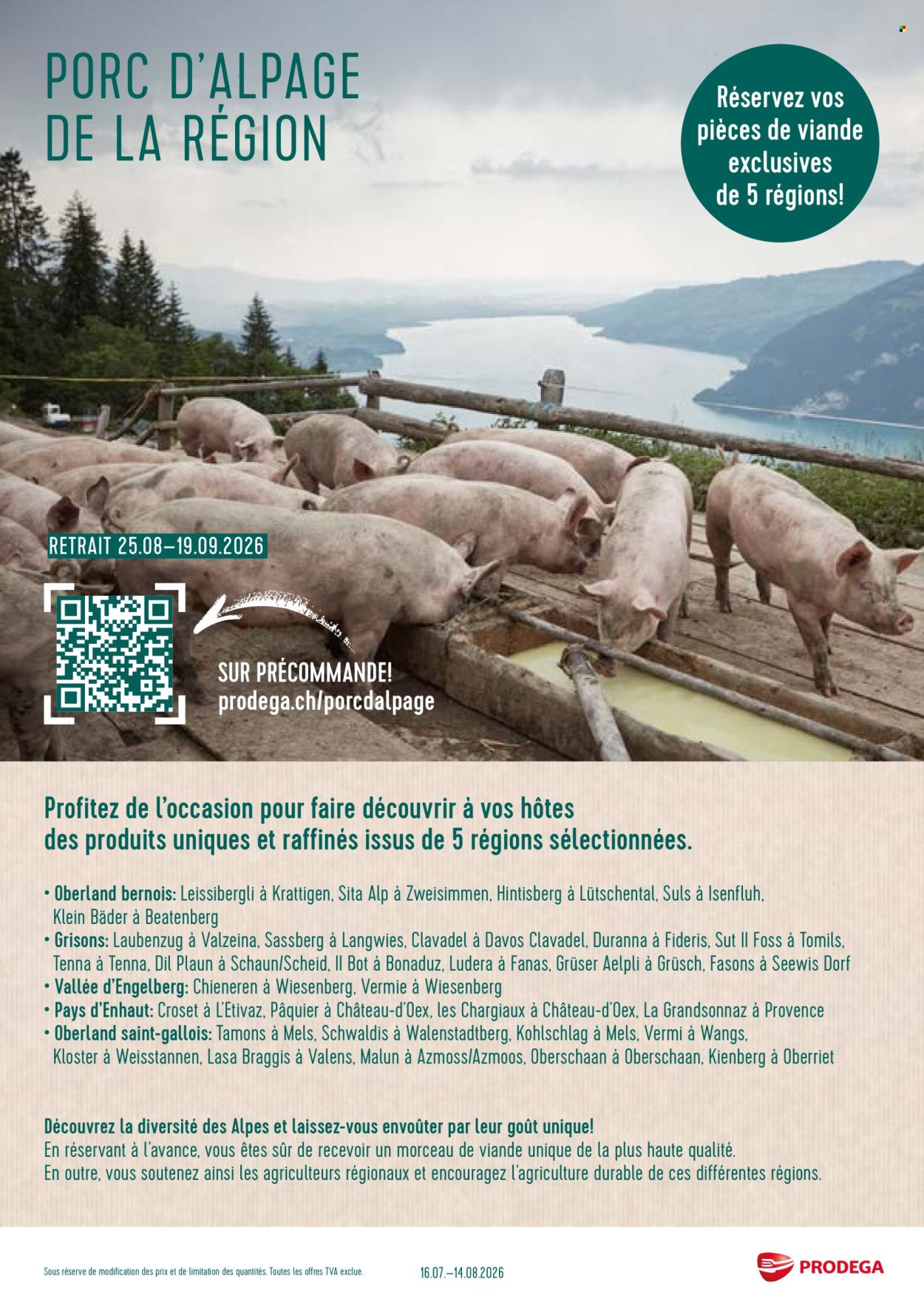 Volantino Prodega - 25.7.2026 - 19.9.2026. Pagina 1. Pagina 1