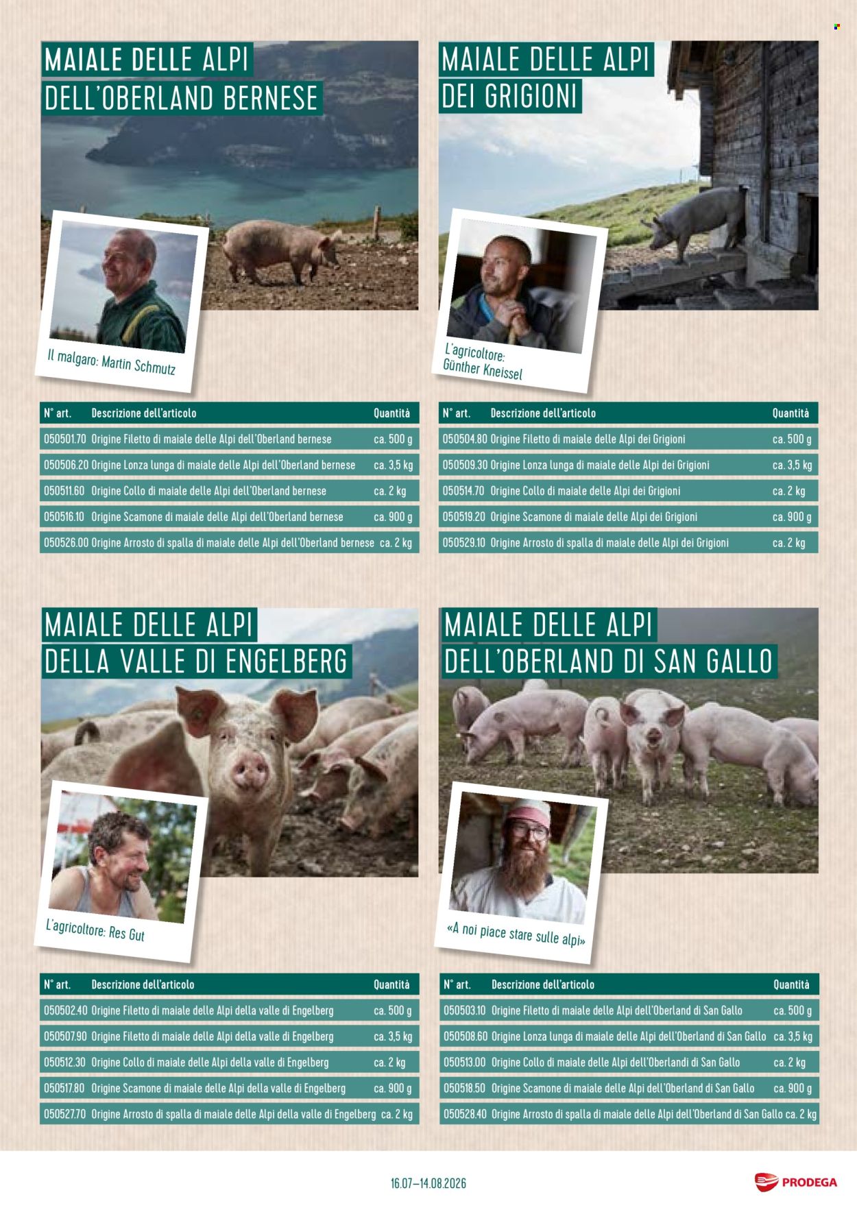 Volantino Prodega - 25.7.2026 - 19.9.2026. Pagina 3. Pagina 3