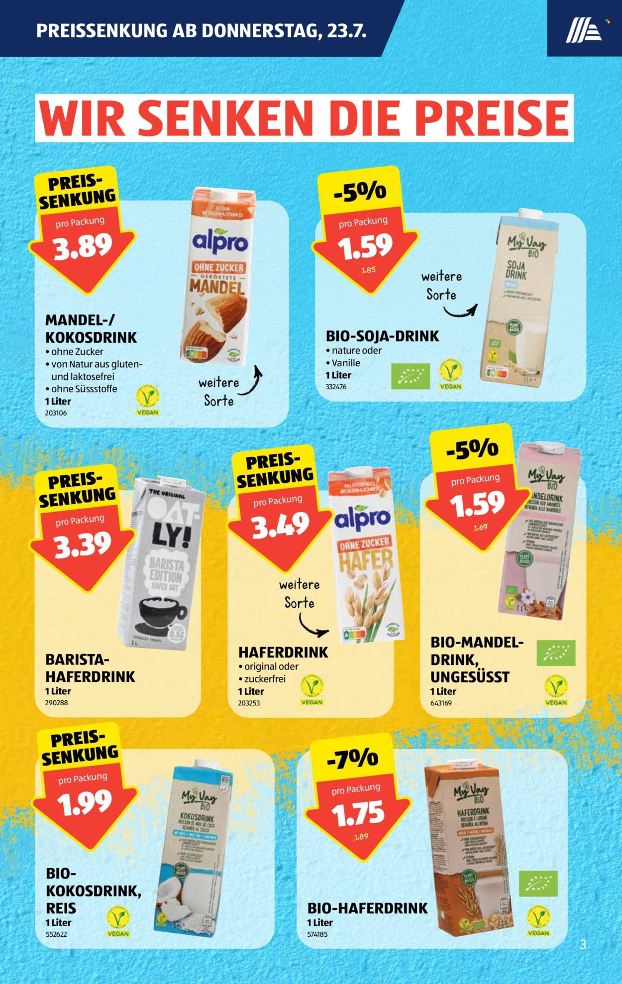 Volantino Aldi - 23.7.2026 - 29.7.2026. Pagina 3. Pagina 3