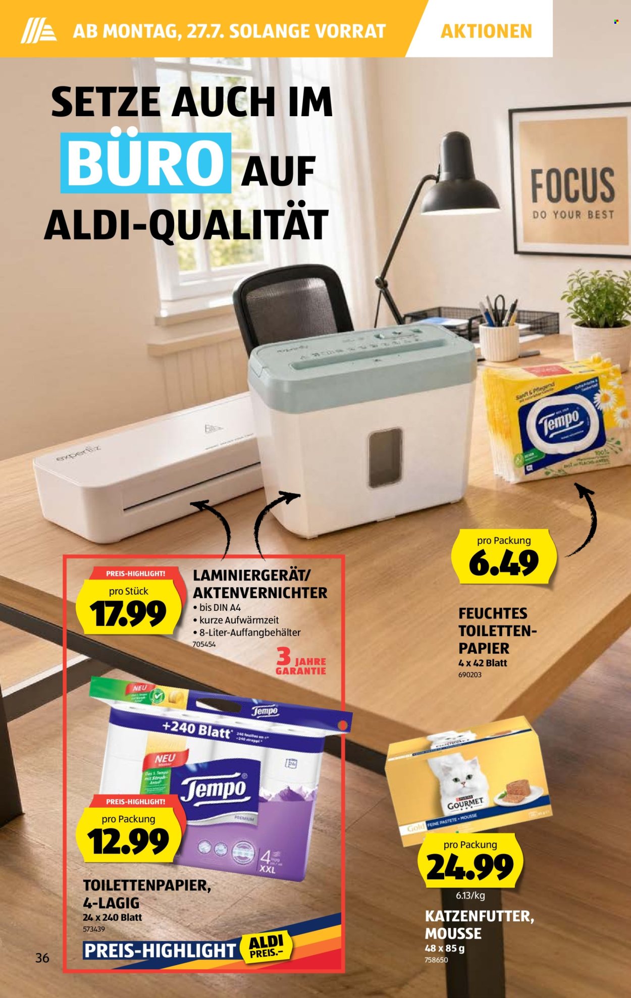 Volantino Aldi - 23.7.2026 - 29.7.2026. Pagina 36. Pagina 36