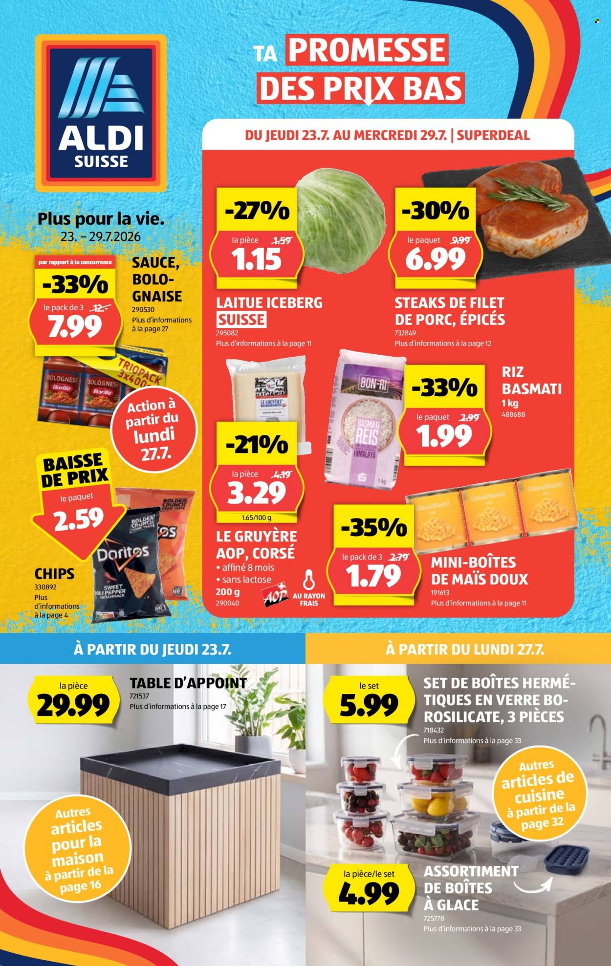 Volantino Aldi - 23.7.2026 - 29.7.2026. Pagina 1. Pagina 1