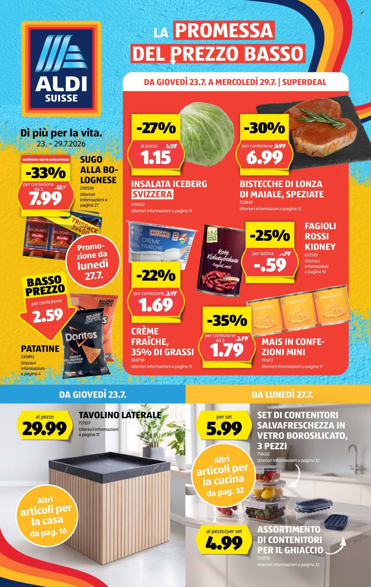 Volantino Aldi - 23.7.2026 - 29.7.2026. Pagina 1. Pagina 1