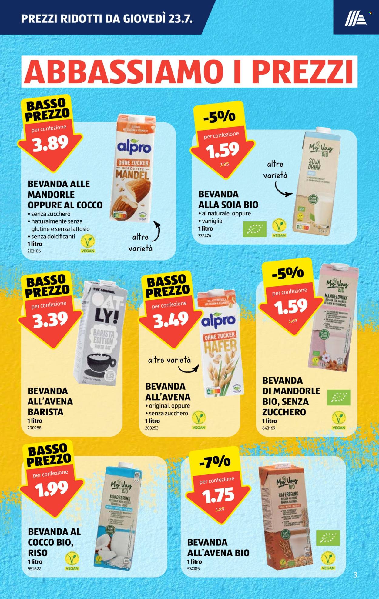 Volantino Aldi - 23.7.2026 - 29.7.2026. Pagina 3. Pagina 3